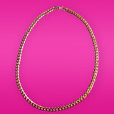 Cuban Link 18K Gold Plated Stainless Steel Necklace - 23” -Unisex