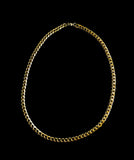 Cuban Link 18K Gold Plated Stainless Steel Necklace - 23” -Unisex