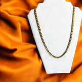 Cuban Link 18K Gold Plated Stainless Steel Necklace - 23” -Unisex