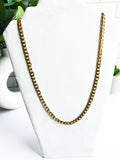 Cuban Link 18K Gold Plated Stainless Steel Necklace - 23” -Unisex