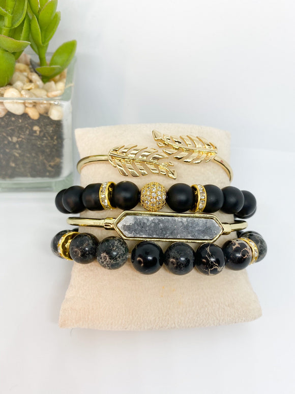 Azuro Republic beaded bracelets | Women rose gold bracelets | Crystal beaded  bracelets